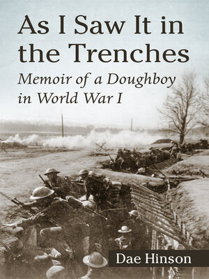 cover image of As I Saw It in the Trenches
